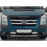 Накладка на переднюю решетку для Ford Transit 2007-2013 2шт (TAN24)