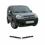 Накладка на переднюю решетку для Fiat Doblo 05-10 2шт (TAN24)
