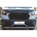 Обводка на переднюю решетку для Ford Transit 2019+ 4шт (TAN24)