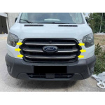 Накладка на переднюю решетку для Ford Transit 2019 4шт (TAN24)