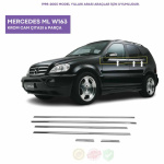 Окантовка окон для Mercedes ML W163 6шт. (TAN24)