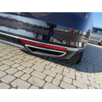 Накладки на задній бампер нижче катафотов з нержавійки Volkswagen Passat B8 TAN24 (2015-2018, 2 шт, нерж)