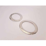 Накладки на противотуманки для Renault Trafic III 2014 2 шт. P. Steel (TAN24)