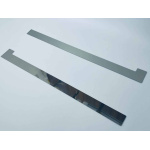 Молдинги на зсувні двері для Fiat Doblo 2010-2017 2 шт. Хром-нерж (TAN24)