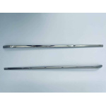 Молдінг на рейку висувної двері для Fiat Doblo 2006-2010 2 шт. Хром-нерж (TAN24) 