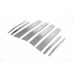 Toyota Rav 4 2013-2018 Накладки дверных стоек (8 шт, нерж) - Carmos