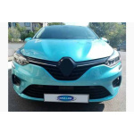 Renault Clio V 2019- Накладки на решітку радіатора(2 шт) - Carmos