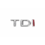 Емблема "TDI" для Volkswagen Jetta 2006-2011 (TD - хром, I - червона) - AVTM