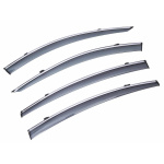 Дефлекторы окон (ветровики) с хромом Nissan QASHQAI 2015- Sun Visors 