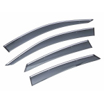 Дефлекторы окон (ветровики) с хромом Honda CR-V 2018 - Sun Visors