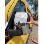 Накладки на зеркала для Mercedes Sprinter 907 2018- (TAN24)