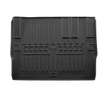 Коврик в багажник для Opel Zafira Life (2019-...) с бортиками 30 мм (Stingray) 