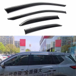 Дефлектори вікон (вітровики) для Nissan X-Trail T33 / Rogue 2021+ 6ШТ з нерж.хром полоскою (HAWK)