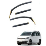 Дефлектори вікон (вітровики) для Volkswagen Touran I 2003-2015 вставні (HAWK) 