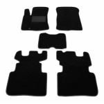 Двошарові килимки Kia Carens (1-2 ряд) (UN) (mkII) 2007-2013 АКПП - Classic 7mm Black Sotra