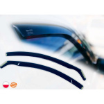 Дефлекторы окон (ветровики) Citroen C1 3D / PEUGEOT 107/Toyota AYGO 3D 2005-> (Heko)