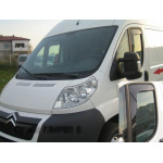 Дефлекторы окон (ветровики) Fiat Ducato 2D 2006-> (Heko)