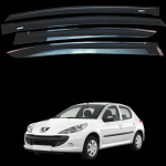 Дефлекторы окон PEUGEOT 206 2006-2009 (Defl)