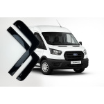 Дефлекторы окон Ford Transit 2000-2014 (вст 2шт) (DEFL LUX)