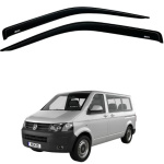 Дефлекторы окон Volkswagen T5/T6 2003-2021 (DEFL LUX) на скотче