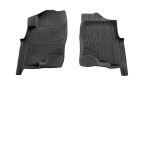 Килимки у салон Nissan Navara D40 2005-2021/Pathfinder 3 R51 2005-2010 з бортом, поліуретан, 2шт Stingray 5014222 - Stingray 