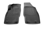 Килимки у салон Opel Corsa E 2014-2019 з бортом, поліуретан, 2шт Stingray 5015212 - Stingray