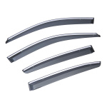 Дефлекторы окон (ветровики) с хромом Honda ACCORD 8 USA 2007-2012 Sun Visors