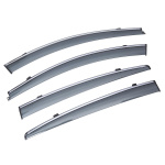 Дефлекторы окон (ветровики) с хромом HONDA HR-V 2016- Sun Visors