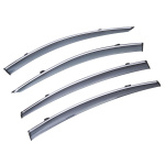 Дефлекторы окон (ветровики) с хромом Mazda 6 2014-2020 Sun Visors