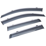 Дефлекторы окон (ветровики) с хромом MITSUBISHI OUTLANDER 2013- Sun Visors