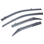 Дефлекторы окон (ветровики) с хромом TOYOTA CAMRY 55 USA 2015- Sun Visors