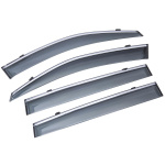 Дефлекторы окон (ветровики) с хромом TOYOTA HIGHLANDER 2015- Sun Visors 