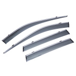 Дефлекторы окон (ветровики) с хромом TOYOTA RAV-4 2018- Sun Visors