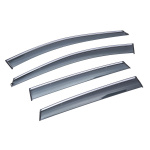 Дефлекторы окон (ветровики) с хромом FORD ESCAPE USA 2012-2020 Sun Visors