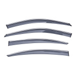 Дефлекторы окон (ветровики) с хромом Lexus ES 2013-2017 Sun Visors