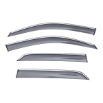 Дефлекторы окон (ветровики) с хромом Mercedes GLE 2017- Sun Visors