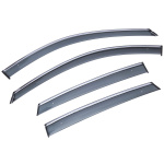 Дефлекторы окон (ветровики) с хромом Skoda KODIAQ 2016- Sun Visors 