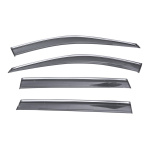 Дефлекторы окон (ветровики) с хромом Subaru OUTBACK 2009-2014 Sun Visors