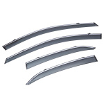 Дефлекторы окон (ветровики) с металлической вставкой TOYOTA CAMRY 70 2018- Sun Visors