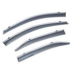 Дефлекторы окон (ветровики) с металлической вставкой TOYOTA CAMRY 40 2007- Sun Visors