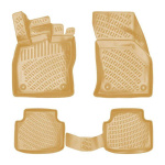 Коврики автомобильные в салон для VOLKSWAGEN Passat B8 2015- S-3861 BEIGE - RIZLINE