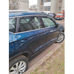 Дефлекторы окон (ветровики) Seat Ateca 2016->/ CUPRA ATECA 5d 2018-5D (вставні, кт - 4шт) (Heko) 