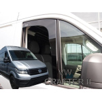 Дефлекторы окон (ветровики) Volkswagen Crafter 2017+ 2D (вст, кт-2шт) (Heko)