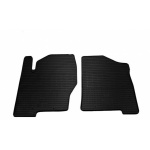 Резиновые коврики в салон для Nissan Navara (D40) (2005-2010) комплект з 2 штук (Stingray)