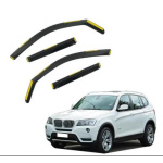 Дефлектори вікон BMW X3 2011-2017 вставні (HAWK)