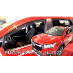 Дефлекторы окон Suzuki S-Cross 2021 -> 5D (вставні, кт - 4шт) (Heko)