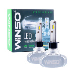 Автолампа Winso LED H1 12/24V 6000К 4000Lm 50W CSP Cree Chip 19х19, 2шт