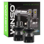 Автолампа Winso LED H7 12/24V 30Вт 3000Лм 6500K CSP3570 2шт