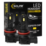 Автолампа Solar LED H8-H11-H16 12V 30W 3000Lm 6500K CSP3570 2шт 