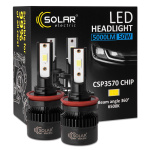 Автолампа Solar LED H8-H11-H16 12/24V 50W 5000Lm 6500K CSP3570 